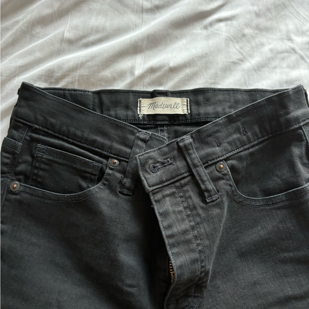 Madewell black skinny jeans